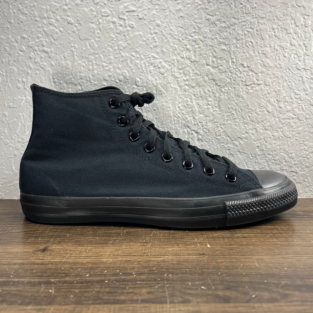 Converse Chuck Taylor All Star Hi All Black Unisex Shoes - M 9 - W 11